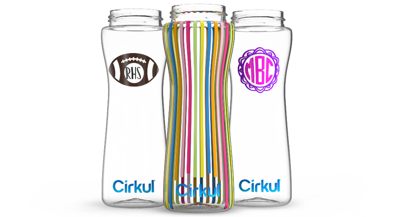 Custom 22oz. Plastic Bottle & Comfort Grip Lid (DJWJ)