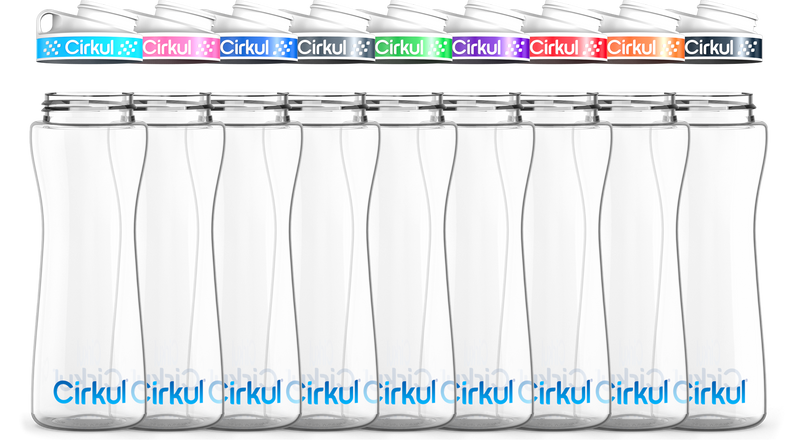 Custom 22oz. Plastic Bottle & Comfort Grip Lid (DJWJ)
