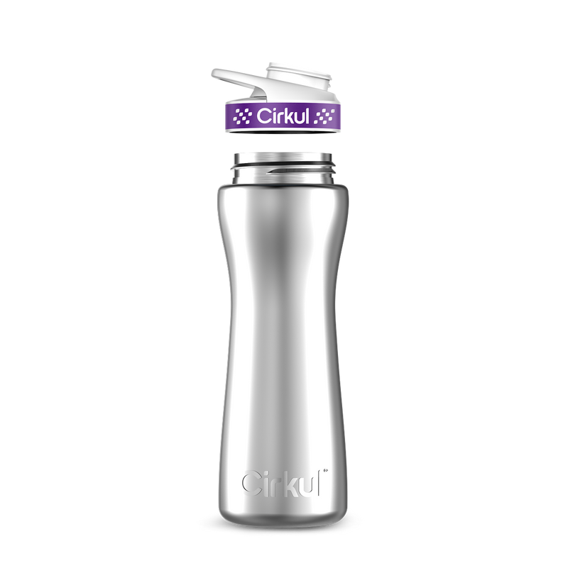 22oz. Stainless Steel Bottle & Comfort Grip Lid (CG7R)