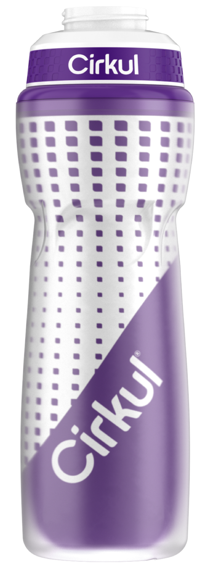 22oz. Insulated Squeeze Plastic Bottle & Sport Lid (2XU5)