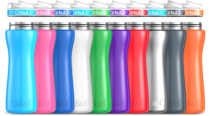 Custom 22oz. Stainless Steel Bottle & Comfort Grip Lid (Z22A)