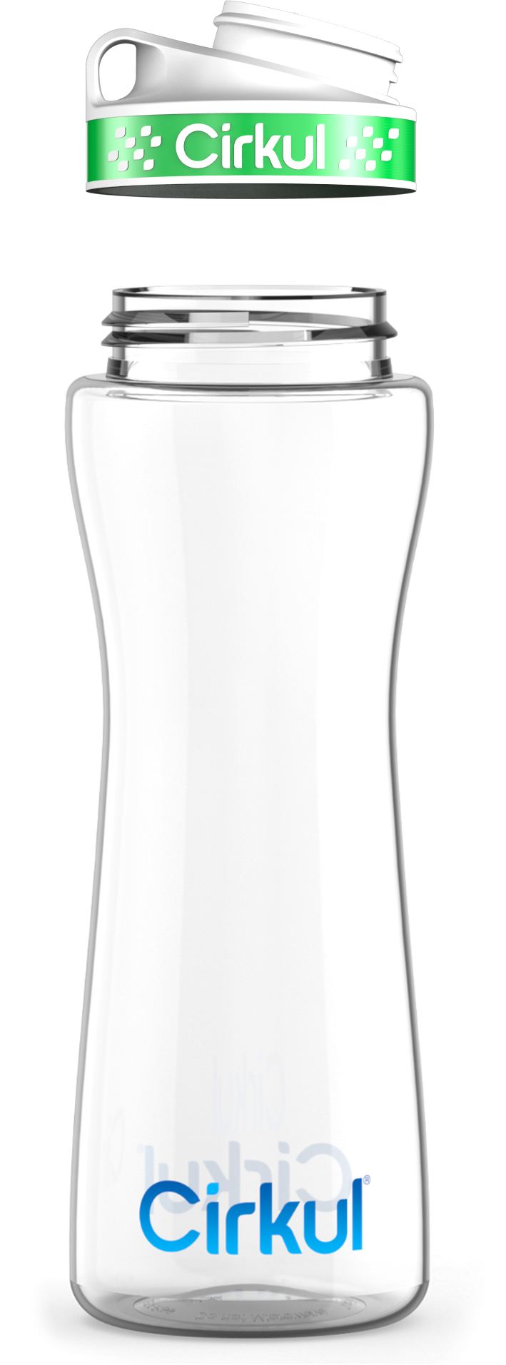 Custom 22oz. Plastic Bottle & Comfort Grip Lid (DJWJ)