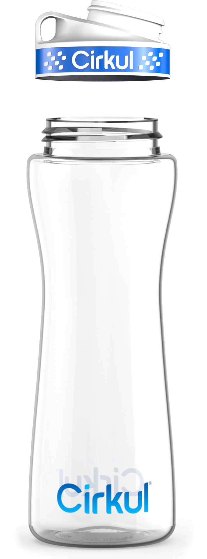 Custom 22oz. Plastic Bottle & Comfort Grip Lid (DJWJ)