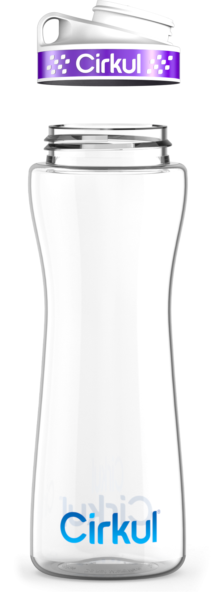 Custom 22oz. Plastic Bottle & Comfort Grip Lid (DJWJ)